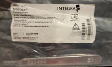 Miltex Integra Knife Handle Extra Fine Stainless Steel Germany Size 3 - REF 4-7