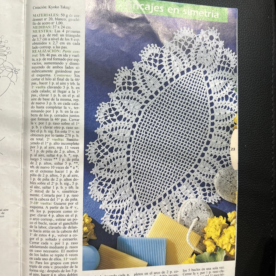 Revista Crochet Artistico Ganchillo Español, 30 Páginas. Foto 4 de 4