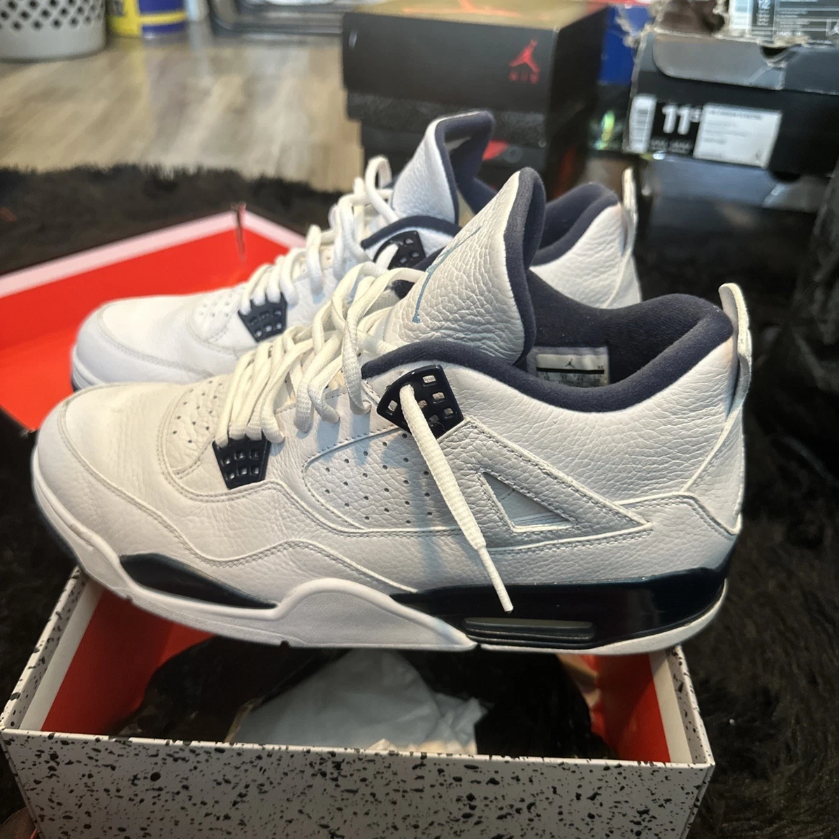 Jordan 4 Retro LS Columbia for Sale - Authenticity Guaranteed - eBay