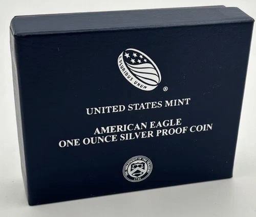 2019 S American Silver Eagle Proof US Mint $1 Coin W/ Box & COA.