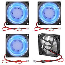 4Pcs 80Mm USB Fan 5V Brushless 8025 80X25Mm for Cooling DIY PC Computer
