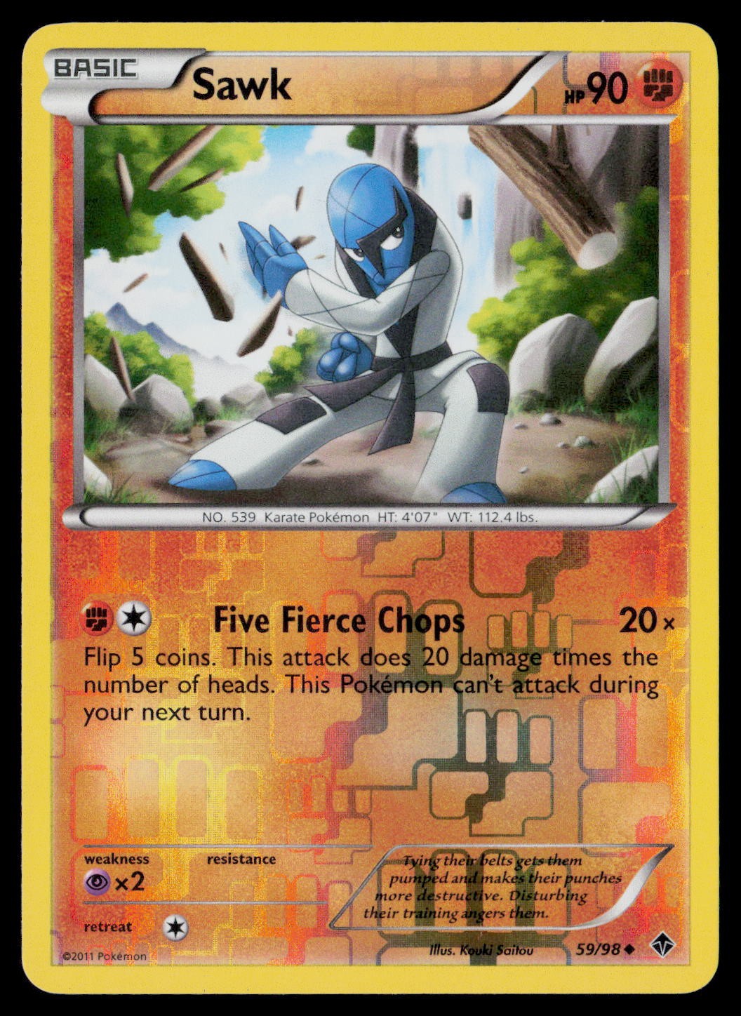 Sawk 59/98 Emerging Powers Uncommon, Reverse Holo LP