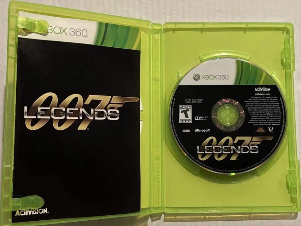 007 Legends (Microsoft Xbox 360, 2012) Complete CIB, Clean Disc, Free Shipping - Image 2 of 4