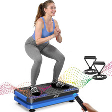 Vibration Plate Fitness Platform Exercise Machine Vibrating Shaking Full Body Sh