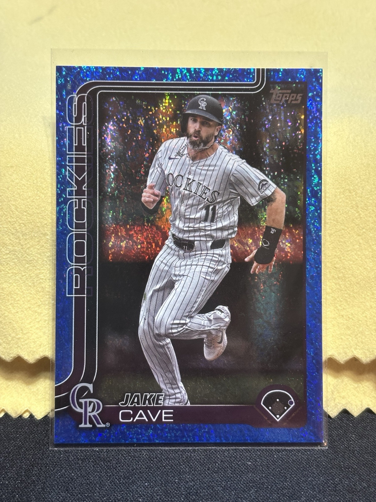2025 Topps Series 1 - Jake Cave - Blue Foil Parallel 106/150!!!