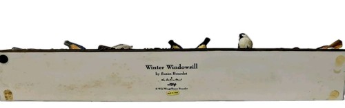 Danbury Mint WINTER WINDOWSILL Bird Figurine - Susan Bourdet Bird Lovers ๐ฆ - Picture 8 of 8