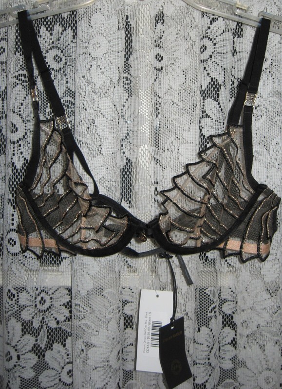 ATELIER AMOUR COSMIC DREAM HALF CUP BALCONETTE BRA S NWT SHIP FREE TO U.S.