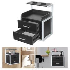 Salon Wall Cabinet - Wall Mounted Storage for Hair Tools and Supplies