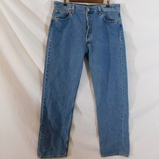 Vintage Levis 501 Jeans Mens 36x32 Blue Button Fly Original Made In USA 1990s