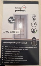 Insektenschutz home protect Premium Türvorhang mit Magnetverschluss ohne Bohren 