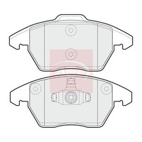 Peugeot 207 Wa Wc 2006-2015 BremsbeläGe Vorne Apec PAD1398 R90
