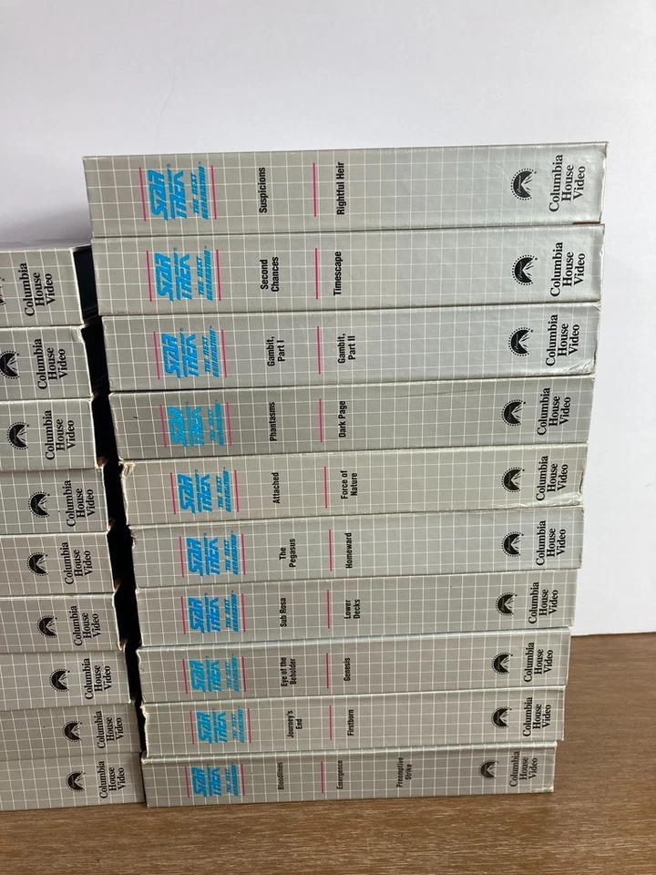Star Trek: The Next Generation Collector's Ed Lot of 28 VHS 56 Eps Seasons 5-7 - Image 4 of 4
