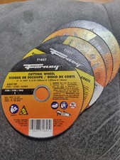 Lot Of 5 Forney 71857 Aluminum Oxide Metal Grinding Wheel 4 Dia. x 0.040 Thick