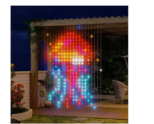 Govee 520 LED 6.5ft Indoor Plug-in Integrated LED Novelty Curtain Lights String - Image 4 of 4