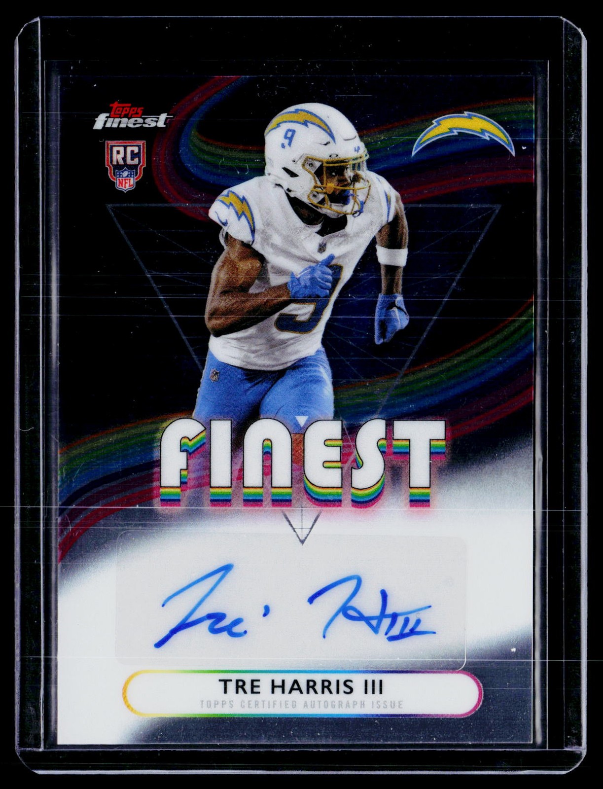 2025 Finest #RFA-TH Tre Harris III Rookie Finest Autographs
