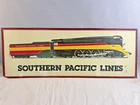 Vintage Southern Pacific Lines Tin Sign Ft. Daylight Steam Locomotive