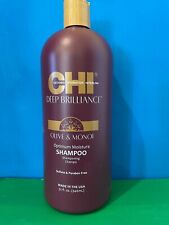 Chi Deep Brilliance Olive & Monoi Moisture Shampoo 32oz Sealed & Authentic 0.81 per fl oz