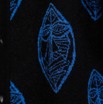 Stussy】Mohair Mask Cardigan US XXL NEW NAVY Ship From Australia