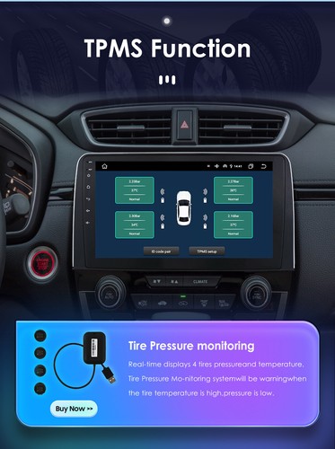 10"Android 14 Autoradio GPS Navigation Carplay DAB WIFI For Honda CRV CR-V 17-21 - Picture 12 of 14