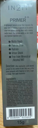 In2it Primer++ All Matte Pore Invisible Hydration Urban Shield 15g. - Picture 4 of 8