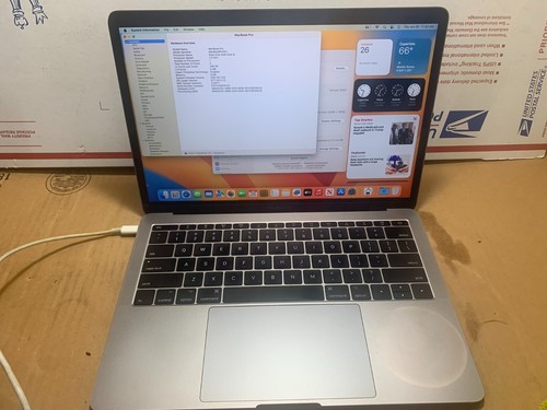 Apple MacBook Pro A1708 i5-7360U 2.3GHz 8GB Ram 128GB M.2 SSD MacOS Ventura