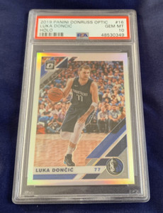 Luka Doncic 2019 Optic #16 Holo Price Guide - Sports Card