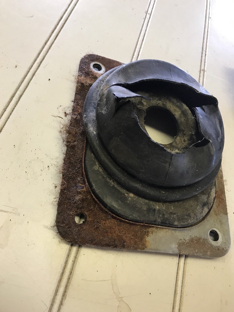 Toyota Celica 1977 20R 2.2L 4cyl 5 Speed Manual Shifter Boot Trim Plate