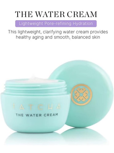 3 Tatcha The Water Creme Feuchtigkeitscreme 0,34 oz/10 ml Reisegröße - Bild 5 von 6
