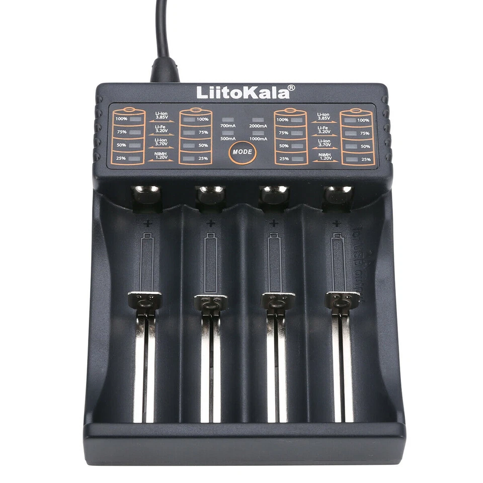 Liitokala Lii402 Lii202 Lii100 Lii-100B Charger 1.2V 3.7V 3.2V AA/AAA NiMH - Image 3 of 4