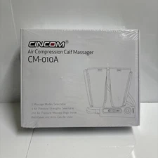 CINCOM Air Compression Calf Massager CM-010A — 2 Modes, 3 Strengths NEW SEALED