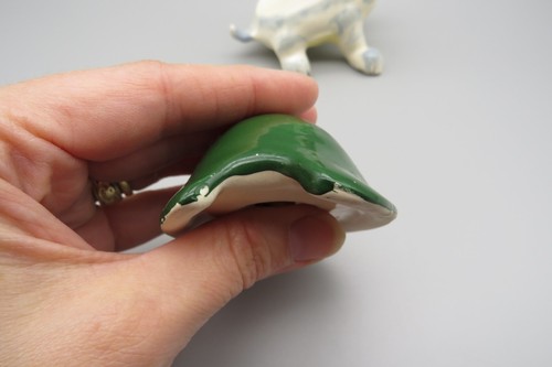 Vtg. Anthropomorohic Blue/Green Turtle Salt/Pepper Shaker Kitchy RARE 1950s - Picture 10 of 23
