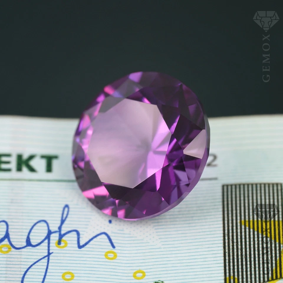 Alexandrite Color Change Loose Gemstone Round Cut Genuine Lab Created Stone EU - Image 3 of 4