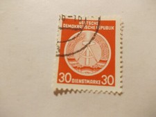 Stamp: Series GDR: 30, official stamp, GDR