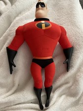 Jakks Pacific Disney/Pixar Mr. Incredible Plush Doll 14" Vinyl Head Hands Feet