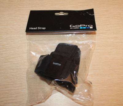 GoPro HERO Official Head Strap Elastic Band Black GHDS30 NEW IN PACKAGE