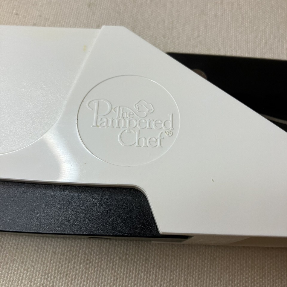 Pampered Chef Chef’s Knife with Sharpening Case 1047 8” Blade eBay