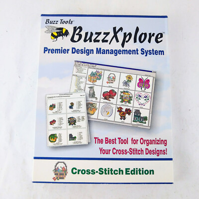 Buzz Tools BuzzXplore 1.0 Cross Stitch Edition w/ Serial # for Windows XP 98 95