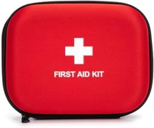 EVA Hard Red Medical Bag Round Emergency Responder Camping Outdoors