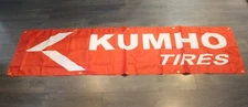Kumho Tires Big Banner Flag 2x8 Tire Store Shop Car Racing Garage Mechanic