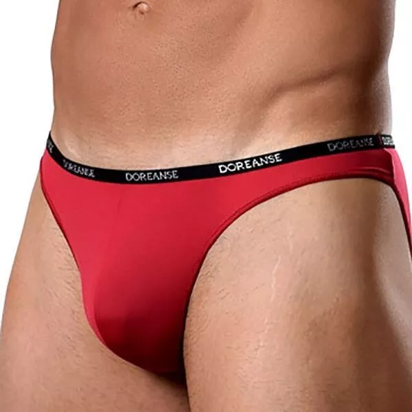 Doreanse Homme Slip Aire Bikini Slip 1395 Rouge XL eBay