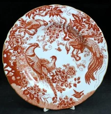 Royal Crown Derby Red Aves Salad Plate A74
