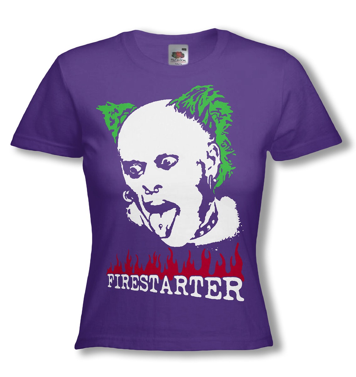 KEITH FLINT FIRESTARTER T-SHIRT - THE PRODIGY - Tribute - Ladies