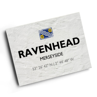 A3 PRINT - Ravenhead, Merseyside - Lat/Long SJ5094
