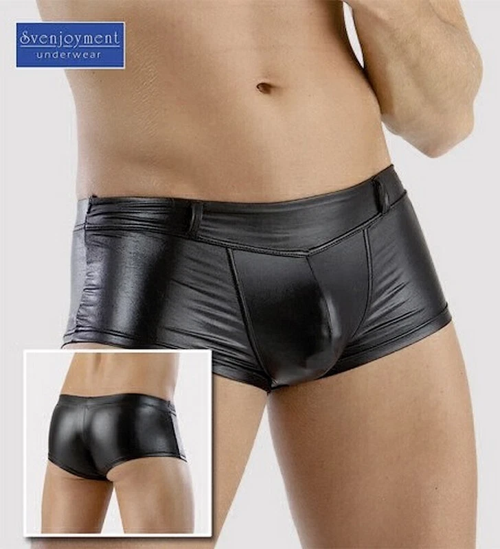 Boxer Noir effet mouillé à passants SvenJoyment - Photo 1/1