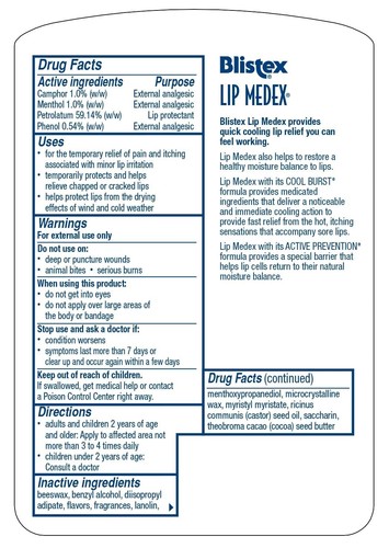 BLISTEX LIP MEDEX 0.25OZ JAR 3-PAK by Blistex Medex - 第 2/2 張圖片