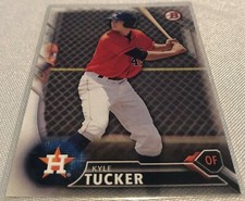 2016 Bowman Baseball Prospects Kyle Tucker Houston Astros base card #BP60