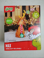 Max Airblown Inflatable 5ft tall The Grinch Christmas Outdoor Light Up