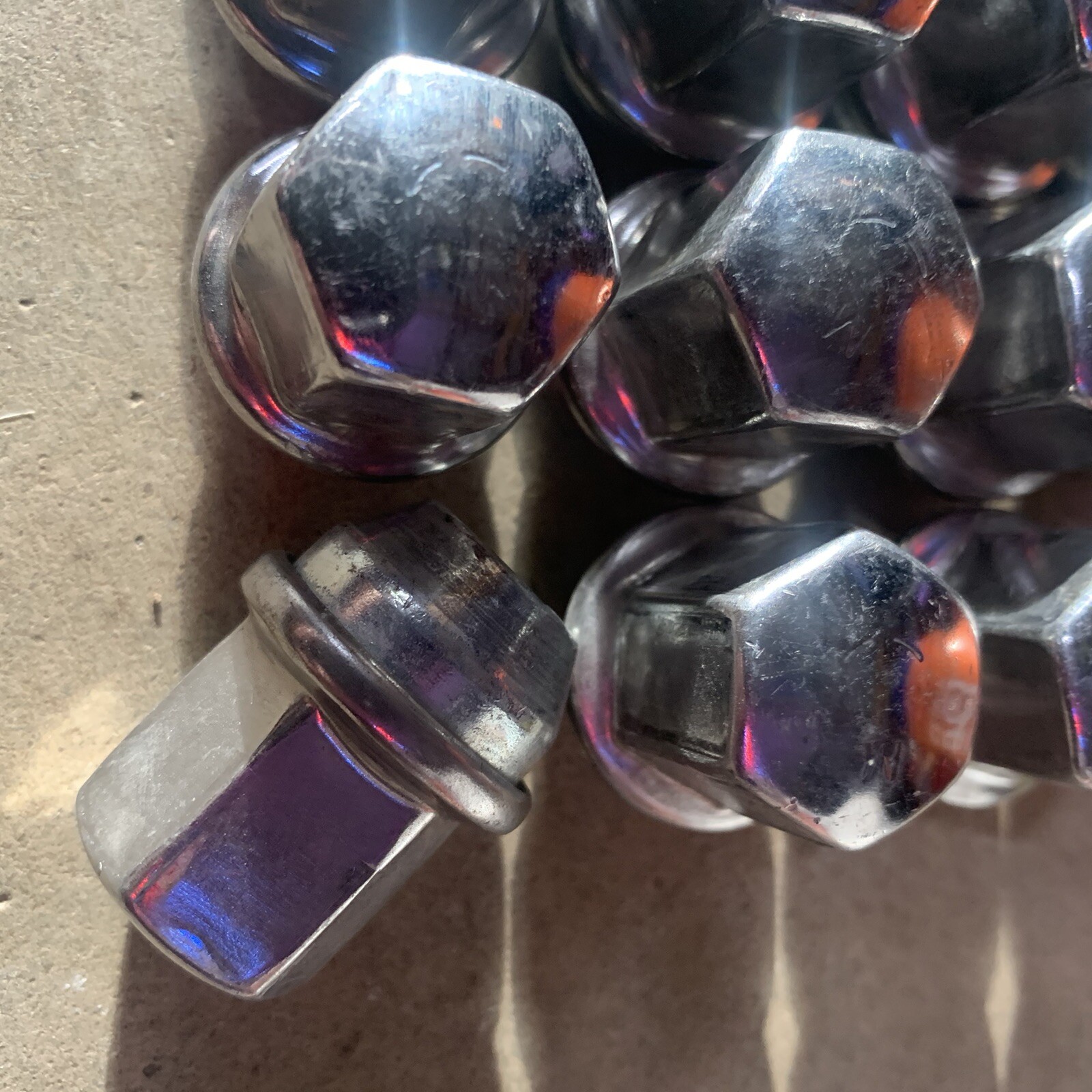 20192022 Dodge Ram 1500 14x1.5mm Stainless Exposed OEM Lug Nuts NTO