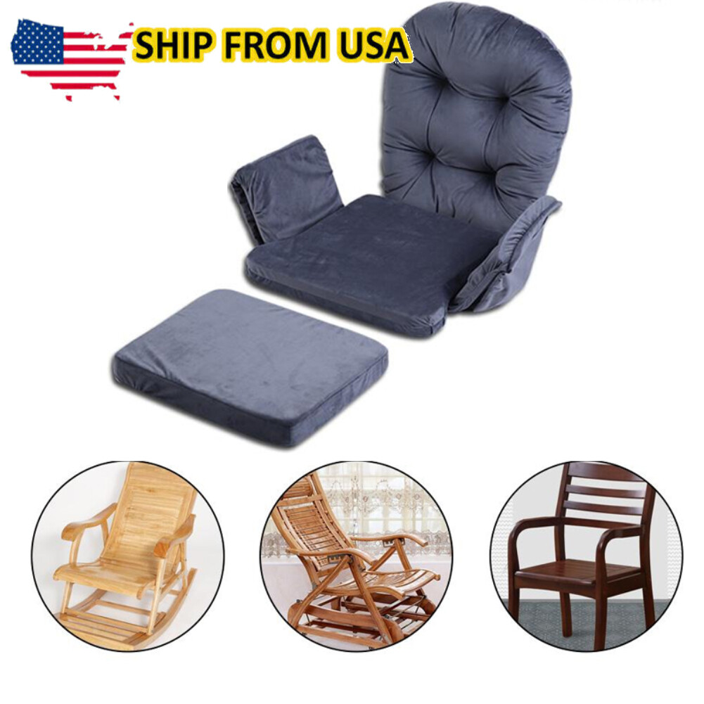 Washable Cushion Set For Glider Ottoman Nursery Baby Mother Relax