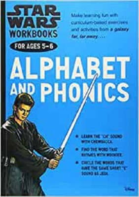 Star Wars Workbooks: Alphabet and Phonics Ages 5-6 Disney NEW Paperback